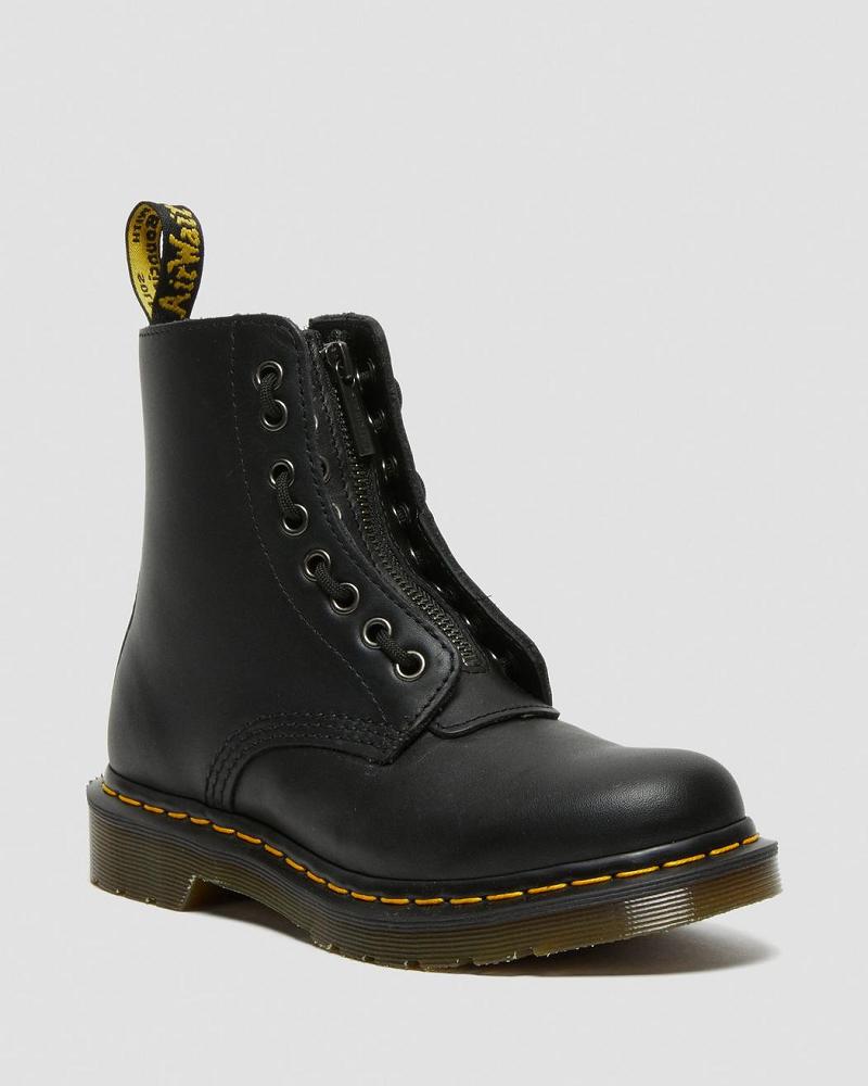 Women\'s Dr Martens 1460 Pascal Nappa Winter Boots Black | AU 289PJJ